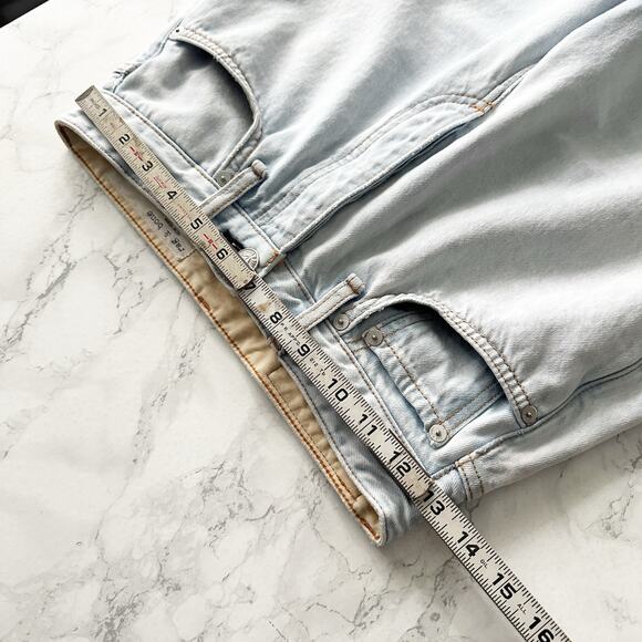 Rag & Bone Alex Primrose High Rise‎ Straight Leg Jeans women’s Size 26 pale blue - Picture 9 of 15